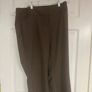 The Limited Cassidy Fit Pant Dress Pants - Heather Brown - 12 short
